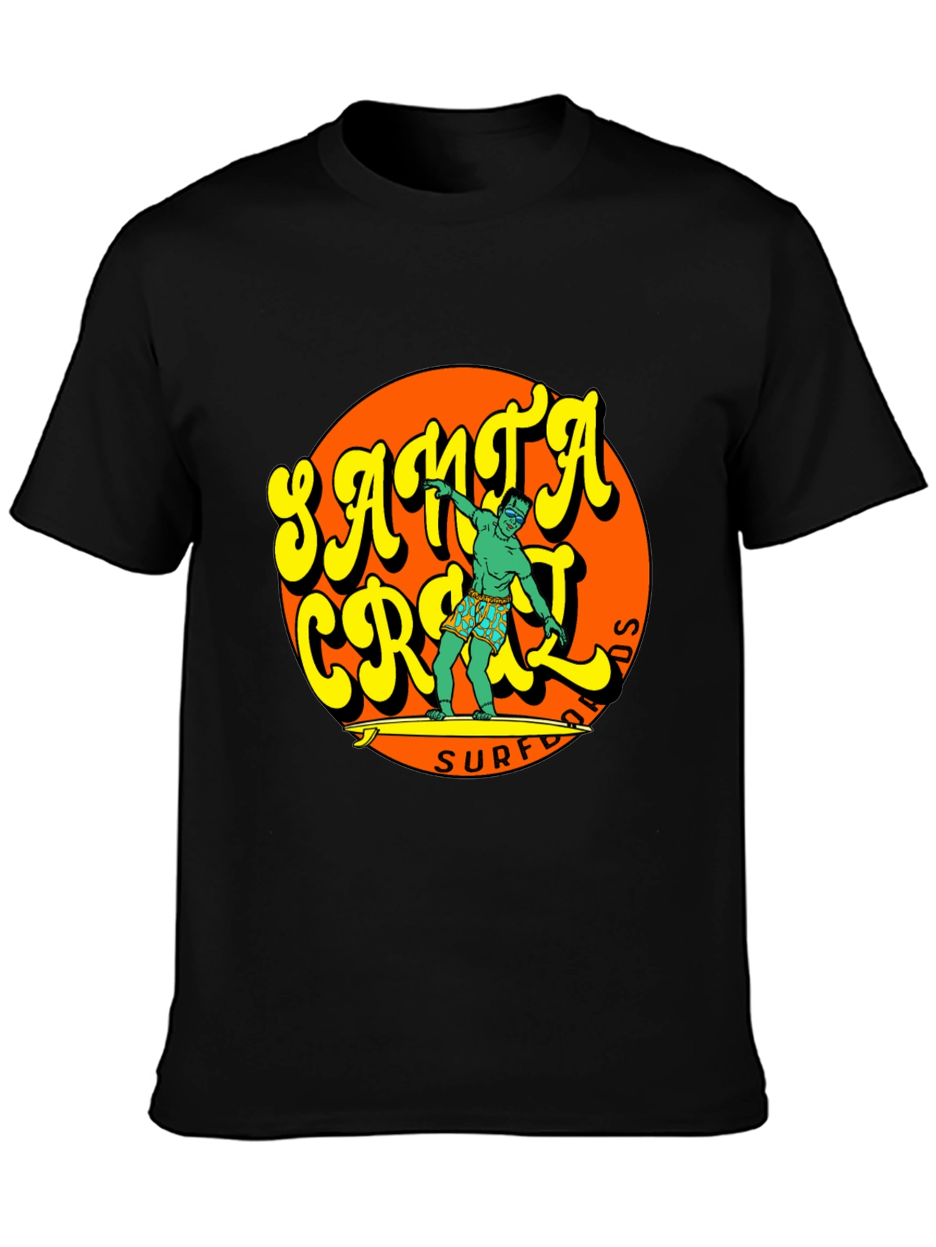 Santa Cruz Surf T-Shirt - Retro Style