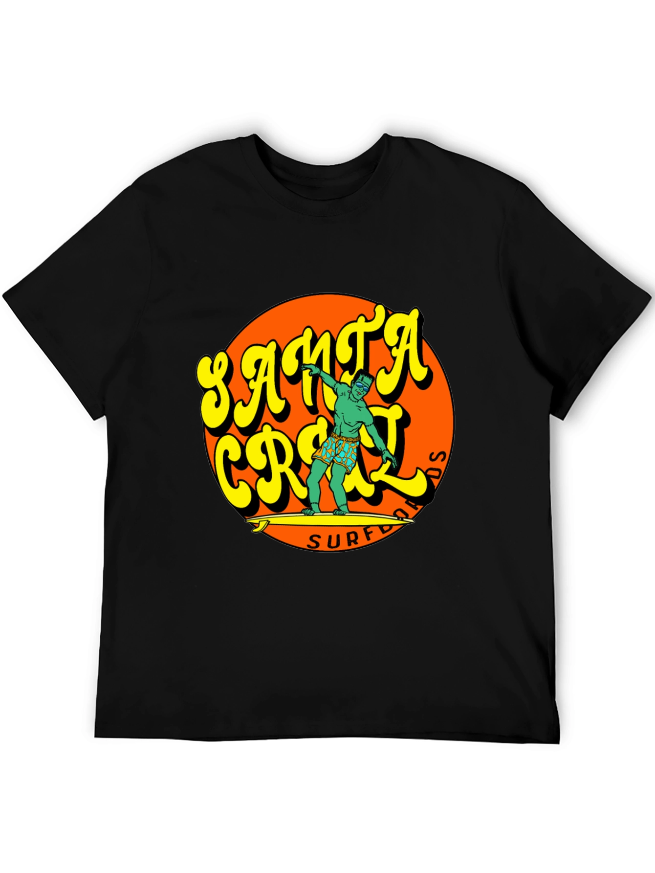 Santa Cruz Surf T-Shirt - Retro Style