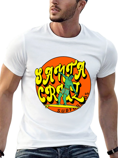 Santa Cruz Surf T-Shirt - Retro Style