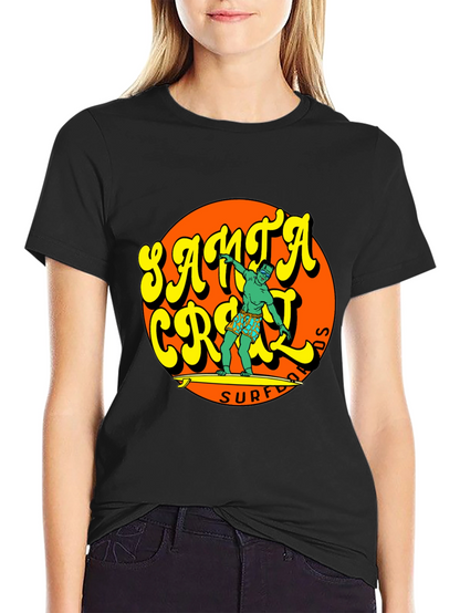 Santa Cruz Surf T-Shirt - Retro Style