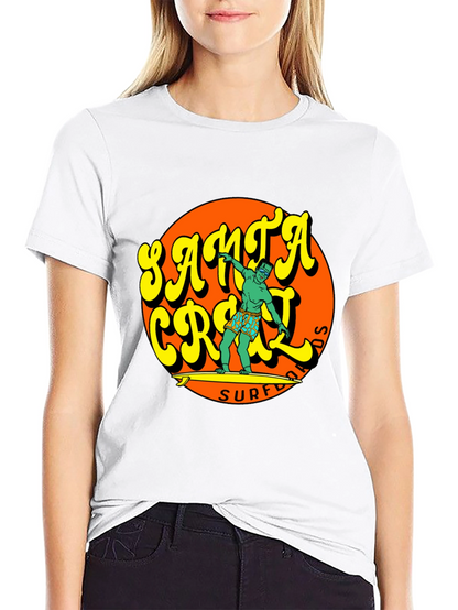 Santa Cruz Surf T-Shirt - Retro Style
