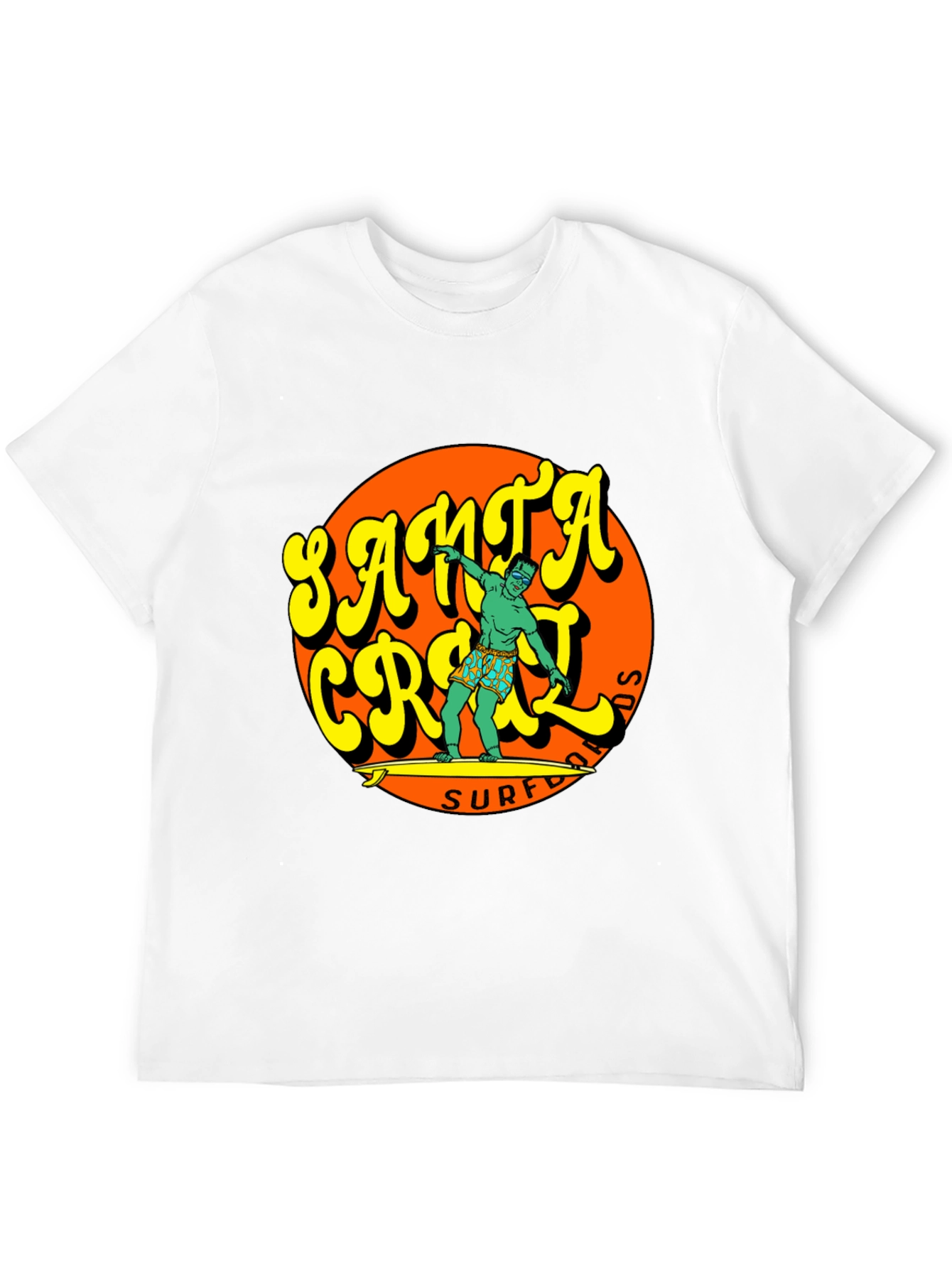 Santa Cruz Surf T-Shirt - Retro Style