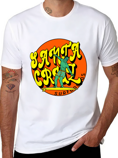 Santa Cruz Surf T-Shirt - Retro Style