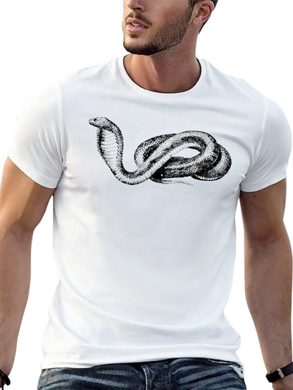 Cobra Graphic Tee - Stylish Snake Design
