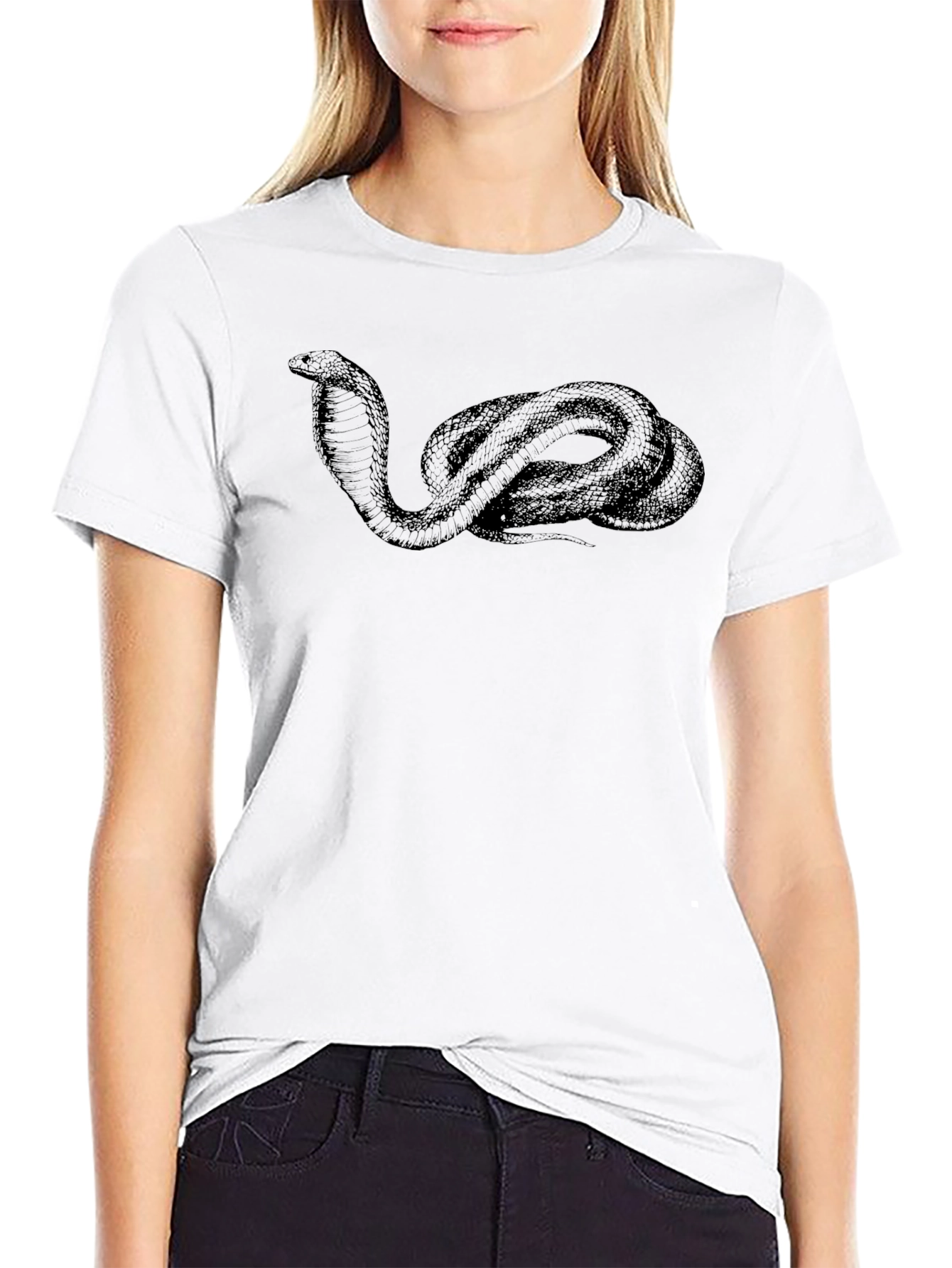 Cobra Graphic Tee - Stylish Snake Design