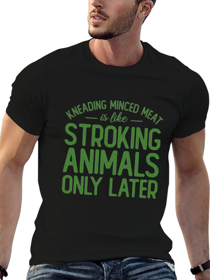 Kneading Minced Meat Graphic T-Shirt