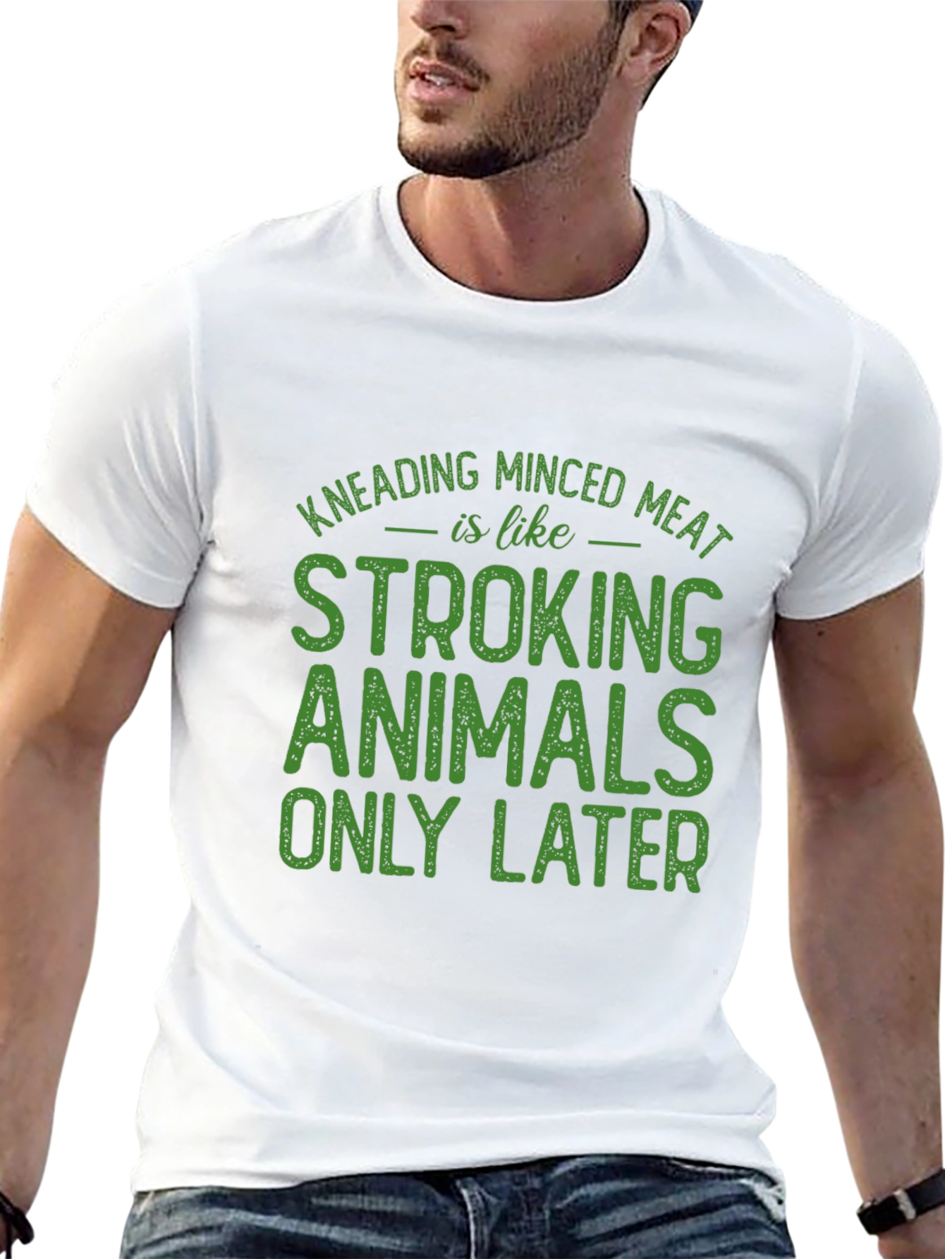 Kneading Minced Meat Graphic T-Shirt
