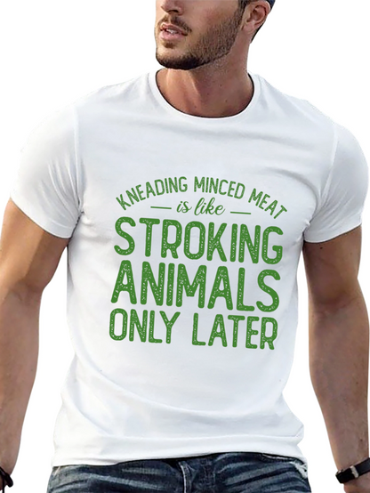 Kneading Minced Meat Graphic T-Shirt