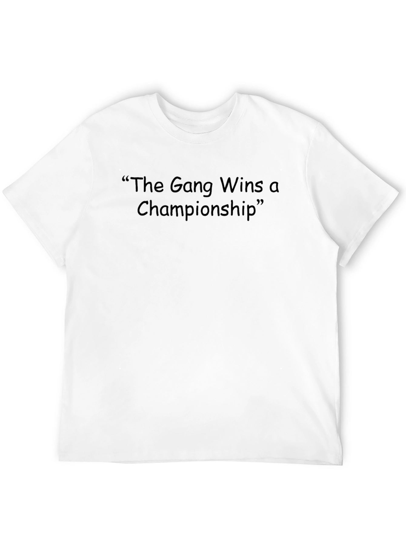 The Gang Wins a Championship Black T-Shirt