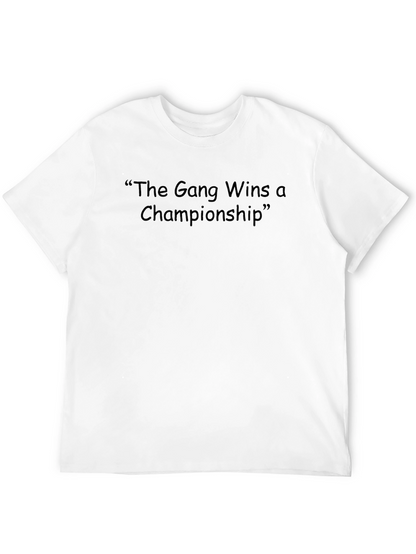 The Gang Wins a Championship Black T-Shirt