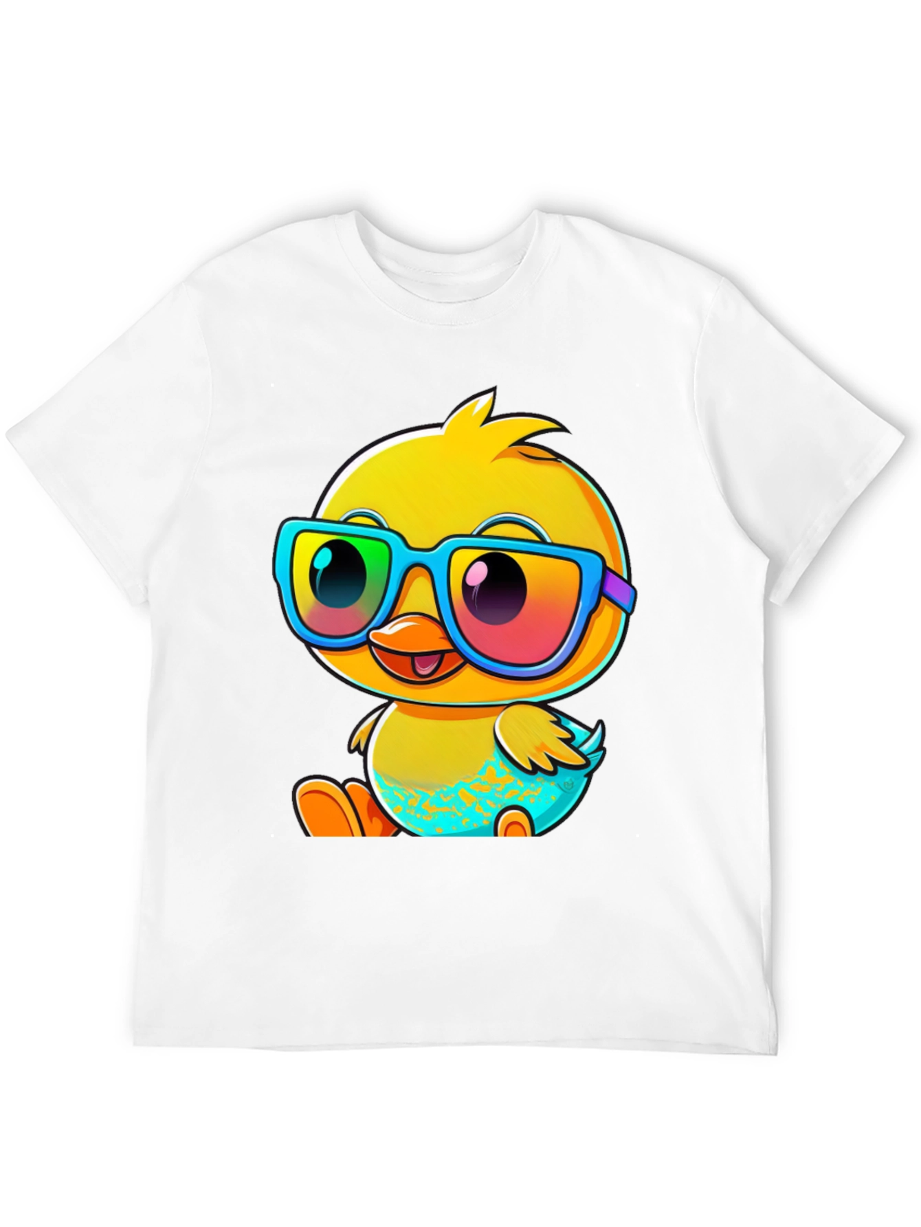 Duck With Glasses Graphic Tee - Fun & Stylish