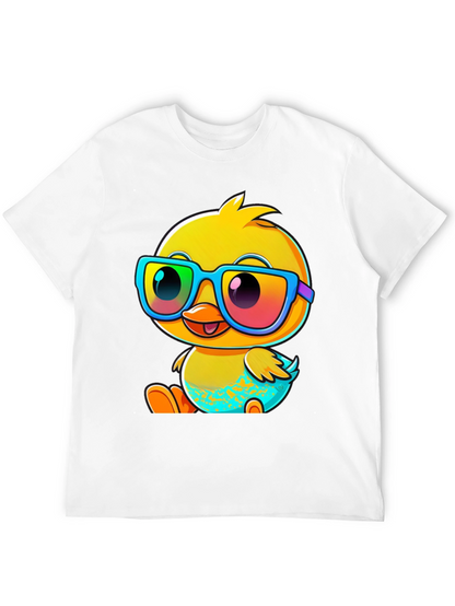 Duck With Glasses Graphic Tee - Fun & Stylish