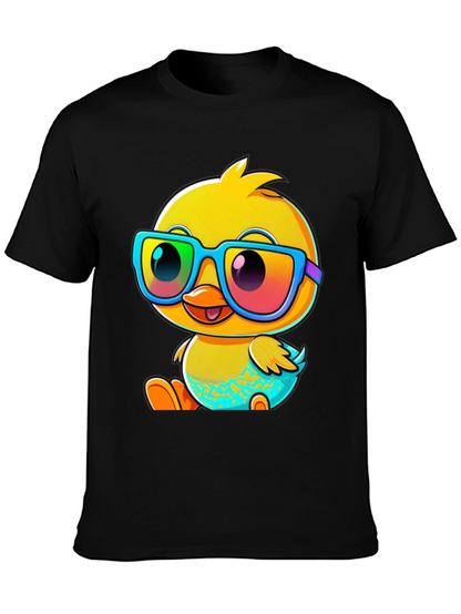 Duck With Glasses Graphic Tee - Fun & Stylish