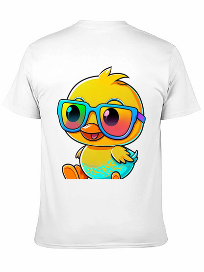 Duck With Glasses Graphic Tee - Fun & Stylish