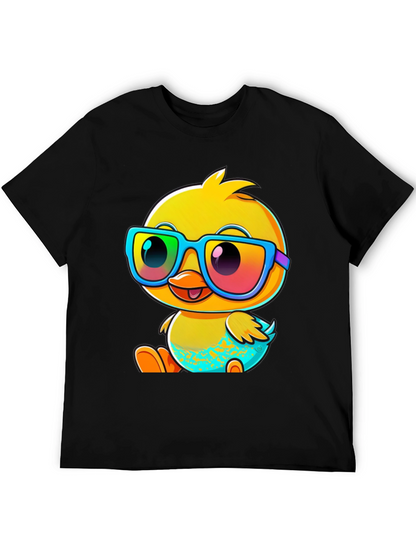 Duck With Glasses Graphic Tee - Fun & Stylish