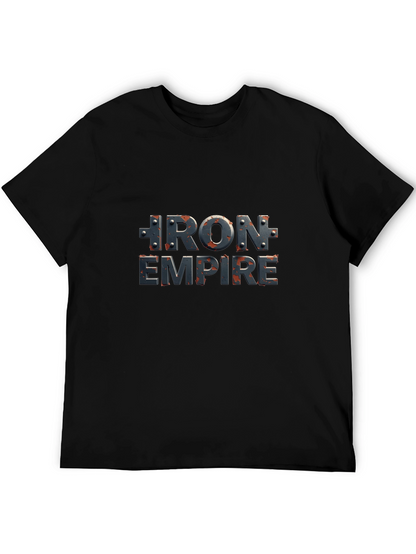 Iron Empire Black T-Shirt - Bold Graphic Tee