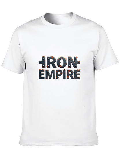 Iron Empire Black T-Shirt - Bold Graphic Tee