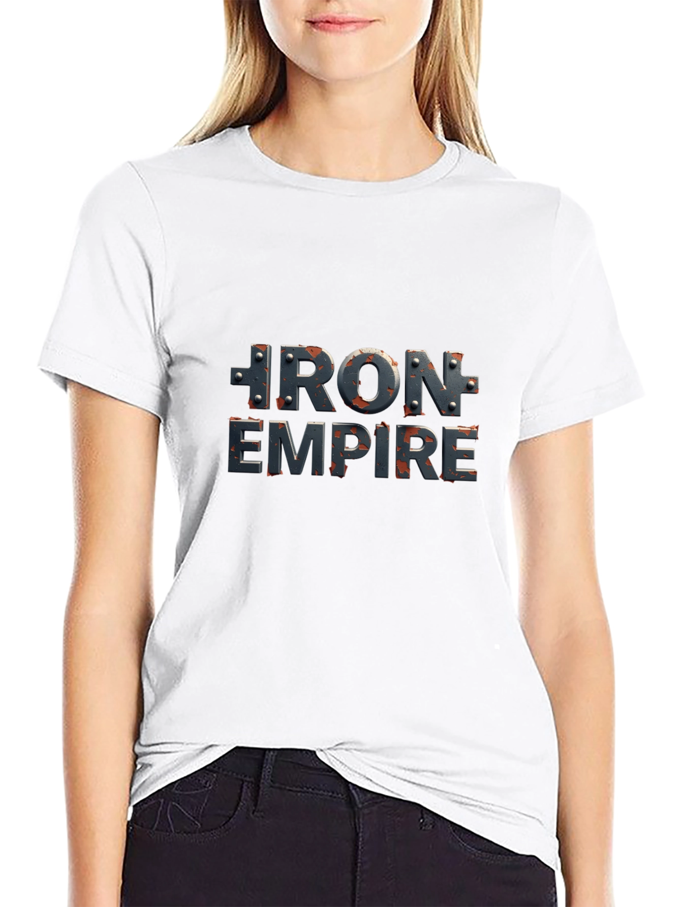 Iron Empire Black T-Shirt - Bold Graphic Tee
