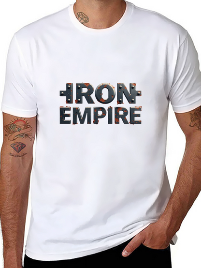 Iron Empire Black T-Shirt - Bold Graphic Tee