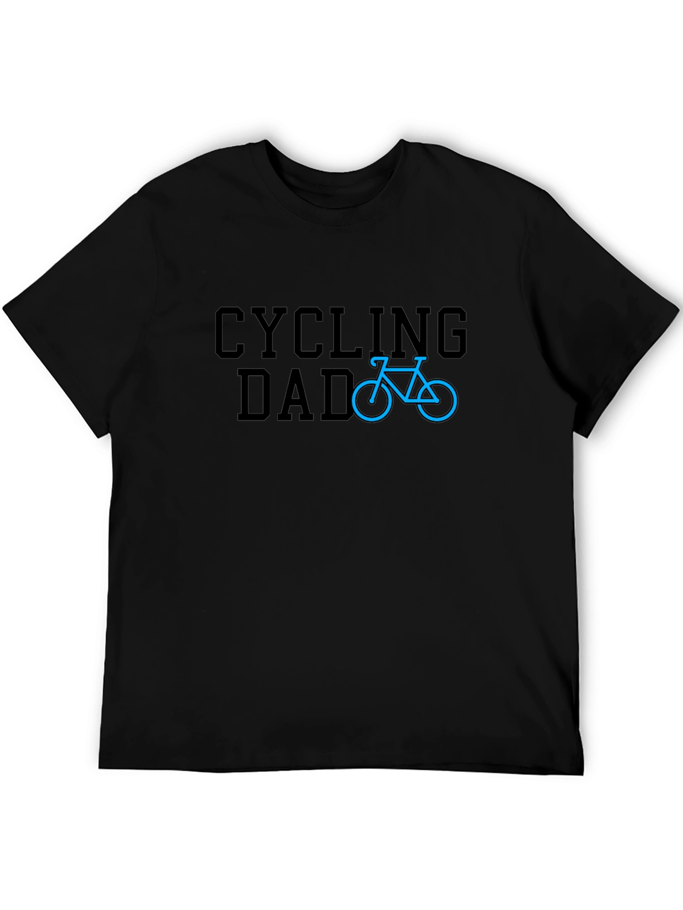 Cycling Dad Graphic T-Shirt - Black