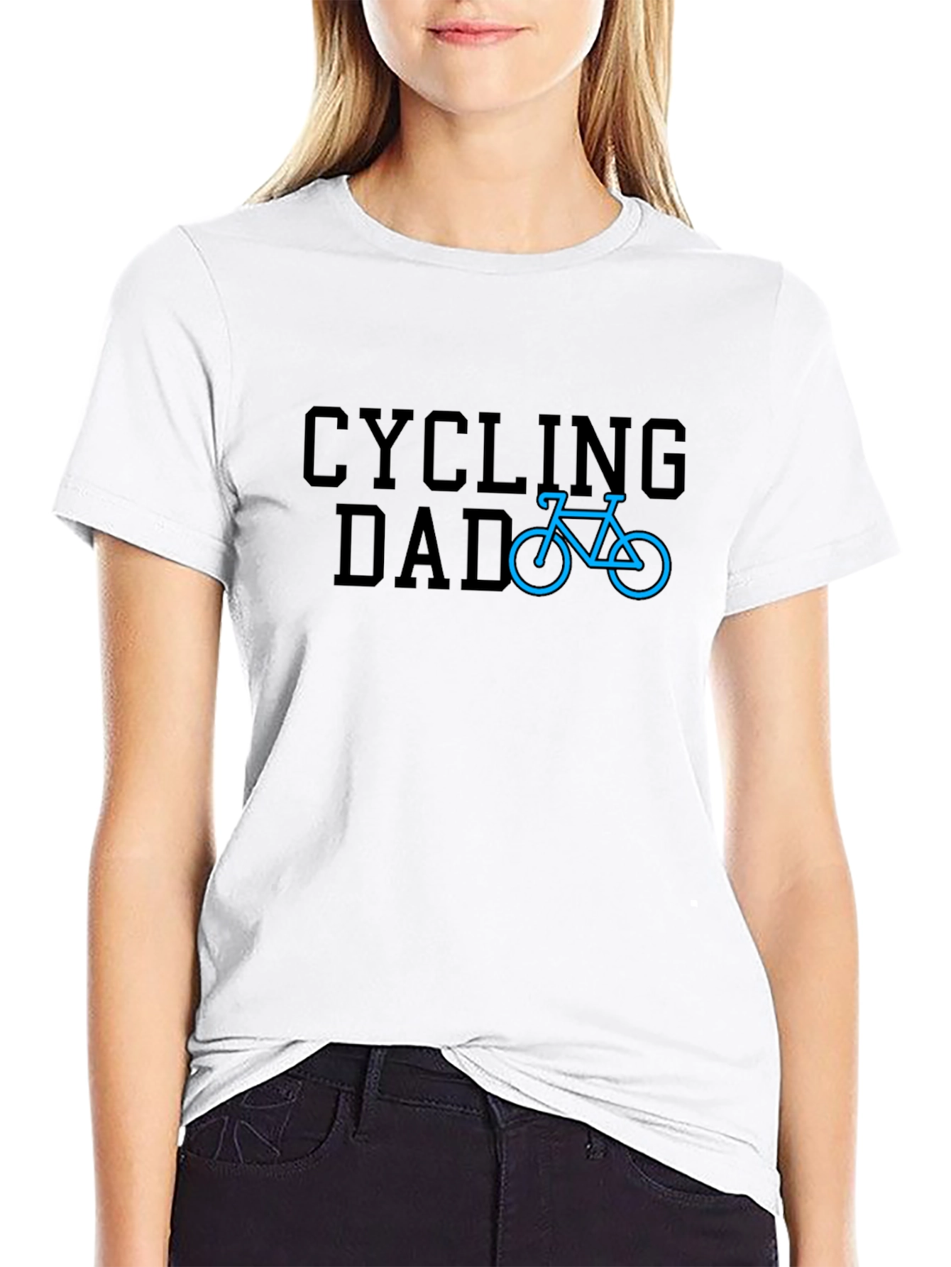 Cycling Dad Graphic T-Shirt - Black
