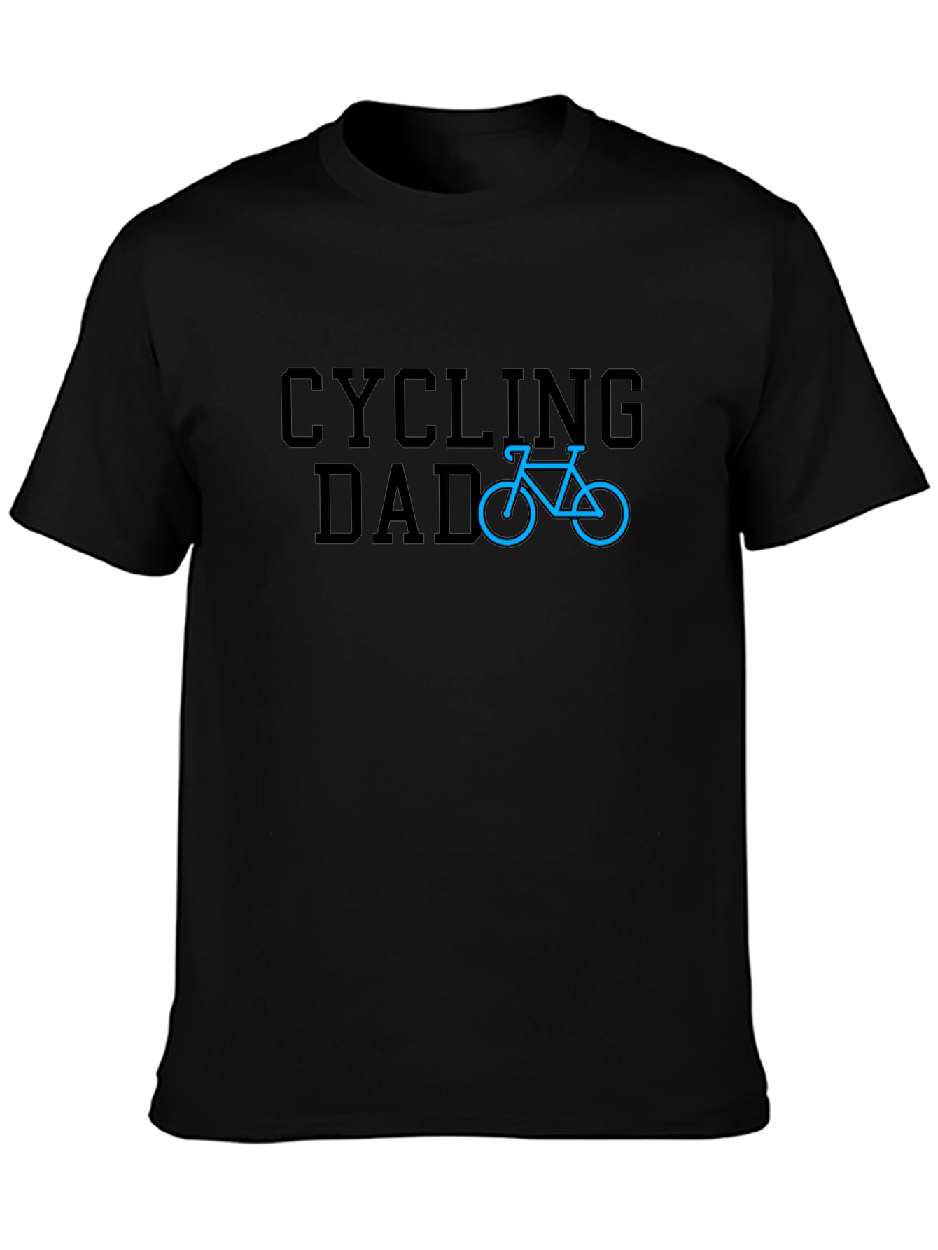 Cycling Dad Graphic T-Shirt - Black