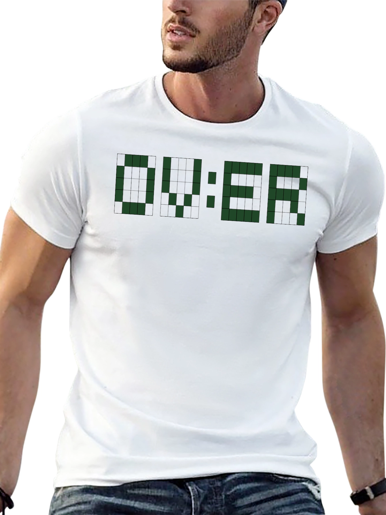 Retro Gamer Over T-Shirt - Pixelated Design