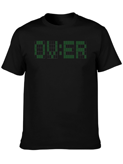Retro Gamer Over T-Shirt - Pixelated Design