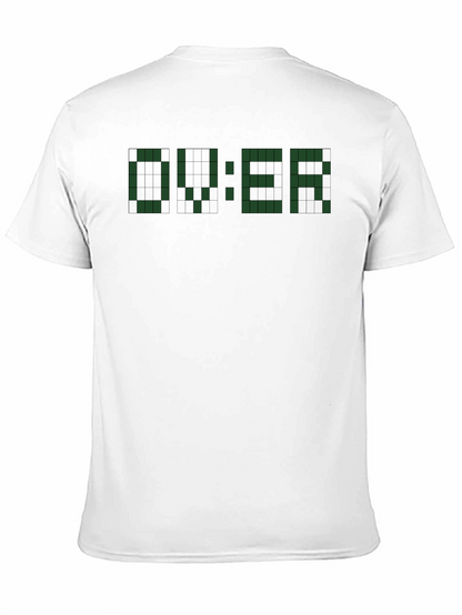 Retro Gamer Over T-Shirt - Pixelated Design