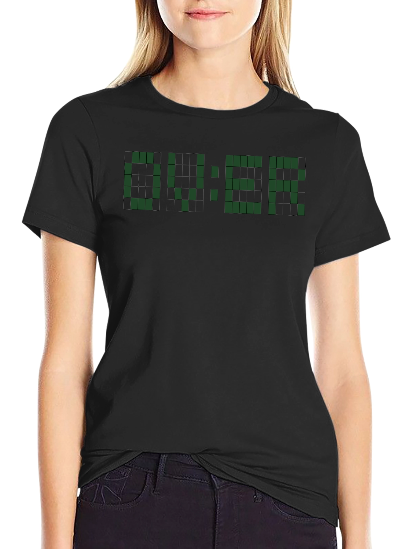 Retro Gamer Over T-Shirt - Pixelated Design