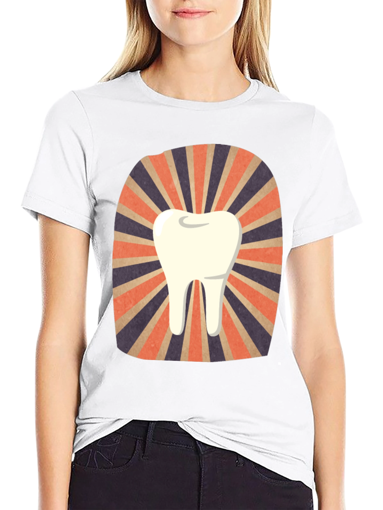 Retro Tooth Graphic Tee - Dentist Gift