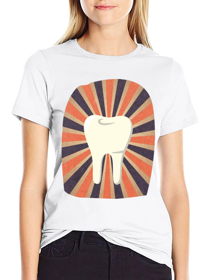 Retro Tooth Graphic Tee - Dentist Gift