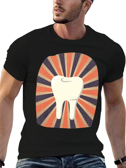 Retro Tooth Graphic Tee - Dentist Gift