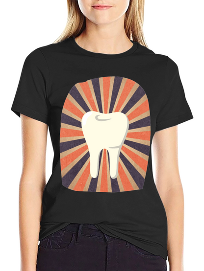 Retro Tooth Graphic Tee - Dentist Gift