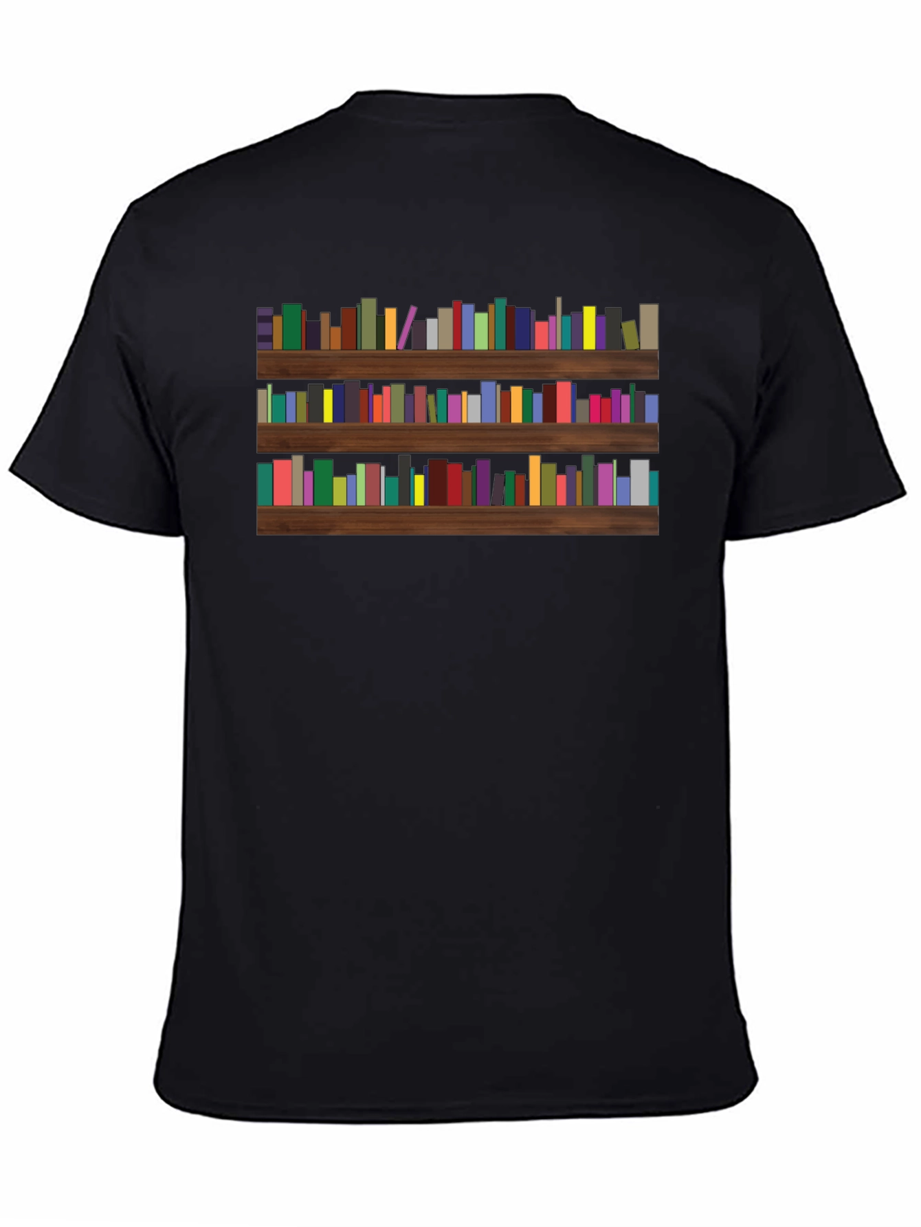 Bookcase Tee - Literary Graphic T-Shirt