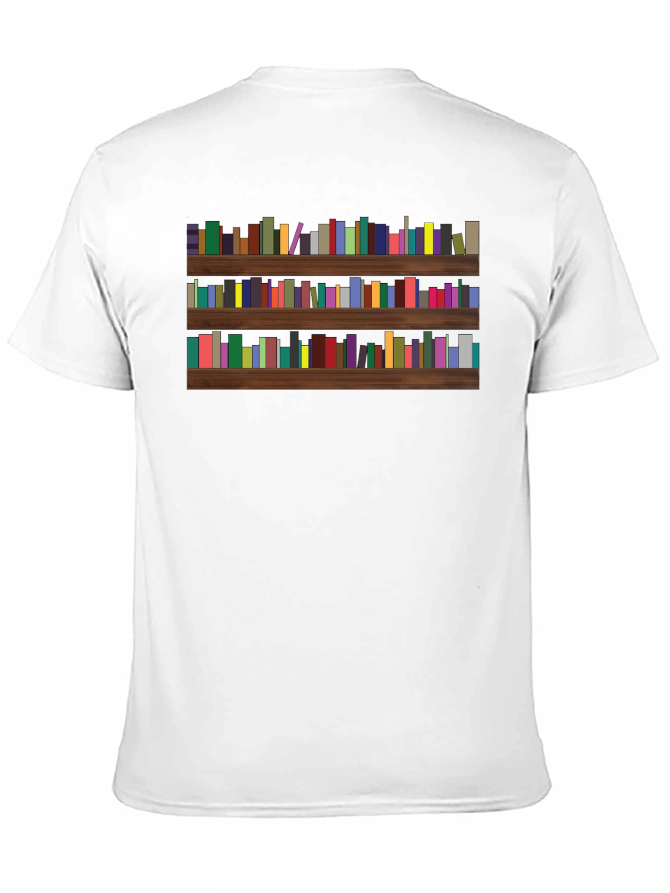 Bookcase Tee - Literary Graphic T-Shirt