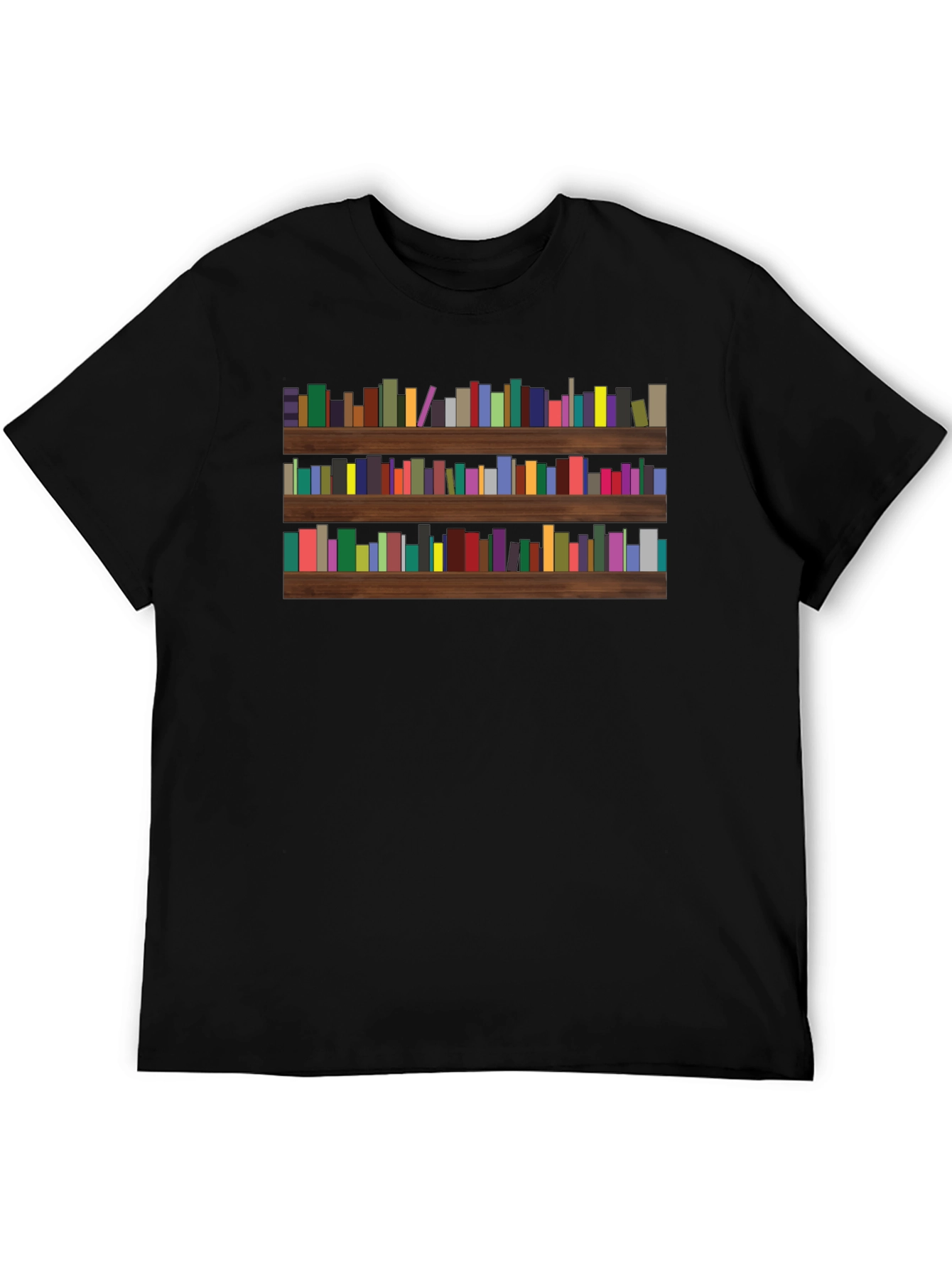 Bookcase Tee - Literary Graphic T-Shirt