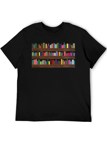Bookcase Tee - Literary Graphic T-Shirt