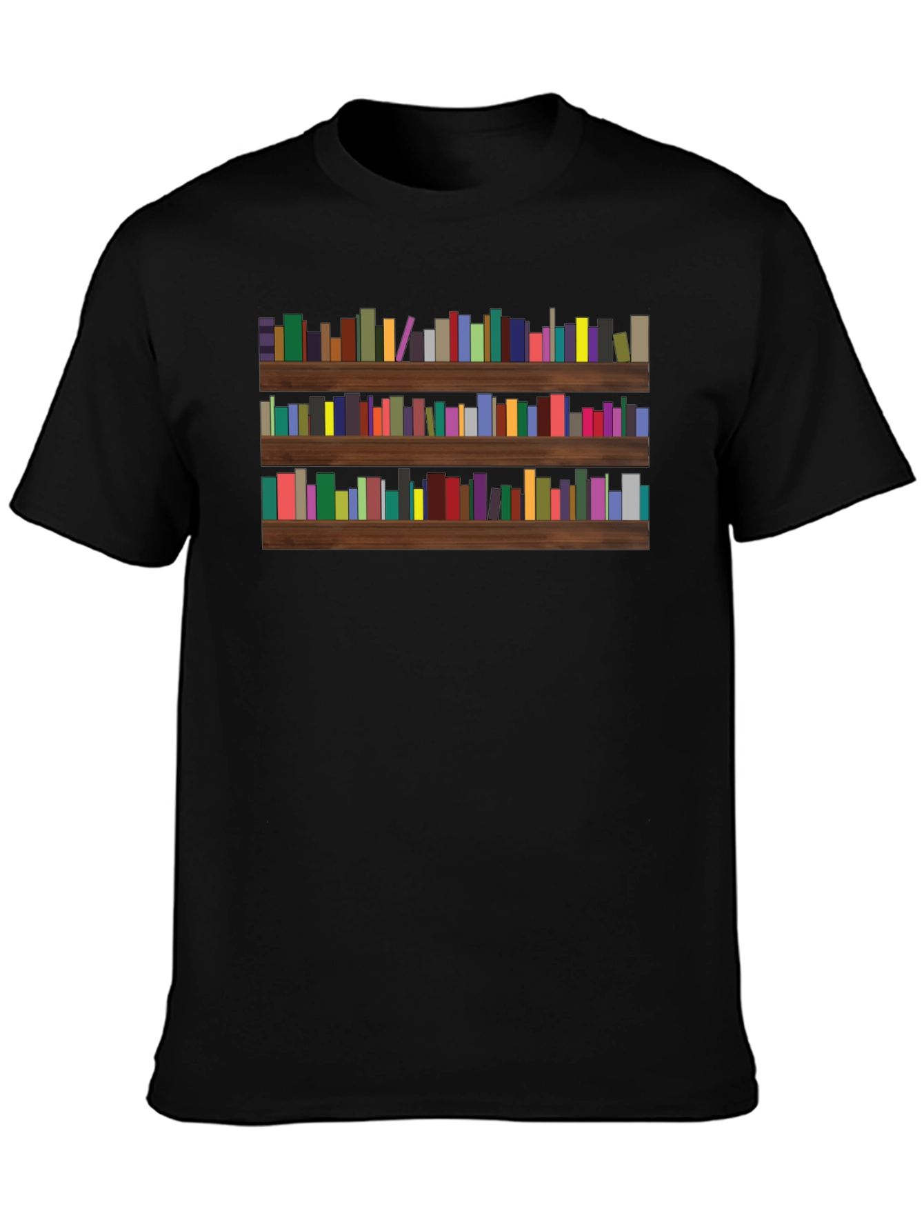 Bookcase Tee - Literary Graphic T-Shirt