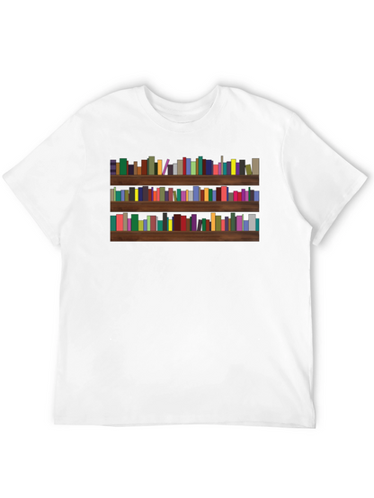 Bookcase Tee - Literary Graphic T-Shirt