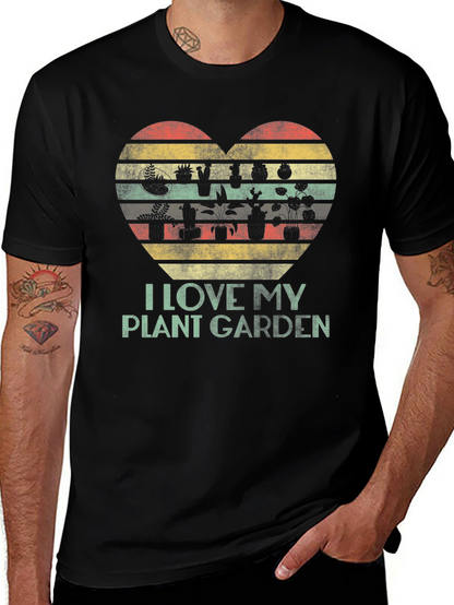I Love My Plant Garden Graphic T-Shirt