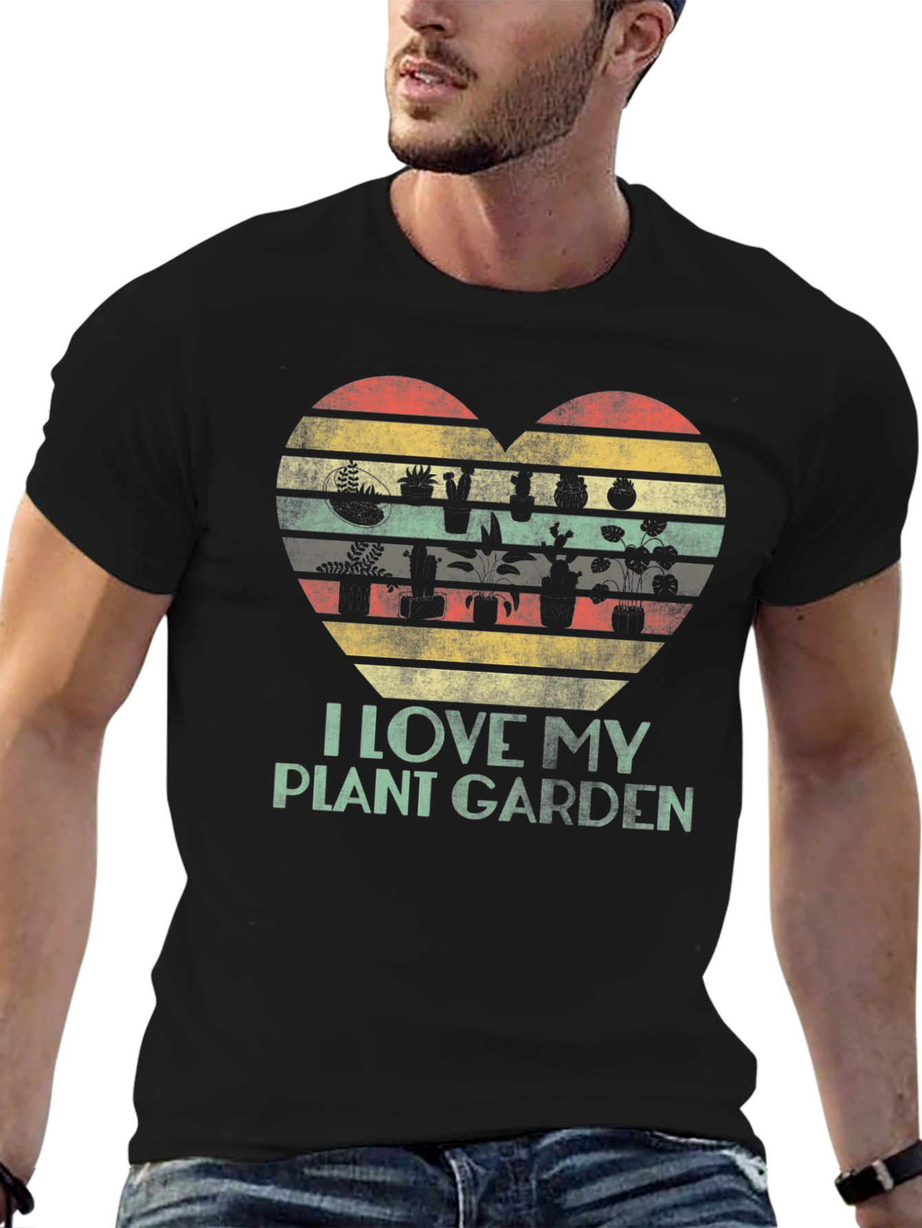 I Love My Plant Garden Graphic T-Shirt