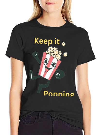 Keep it Popping T-Shirt - Movie Night Tee