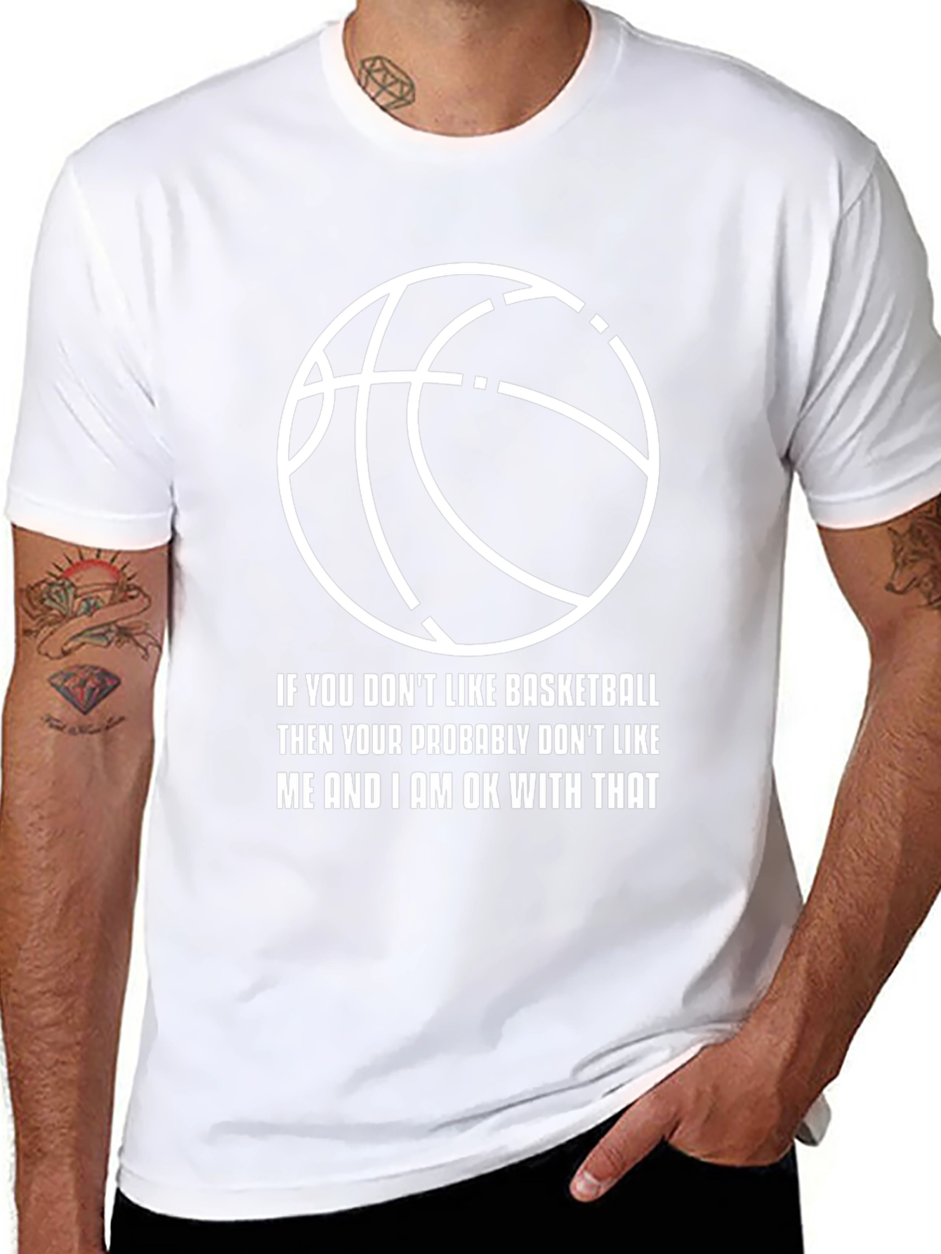 Basketball Fan Graphic T-Shirt