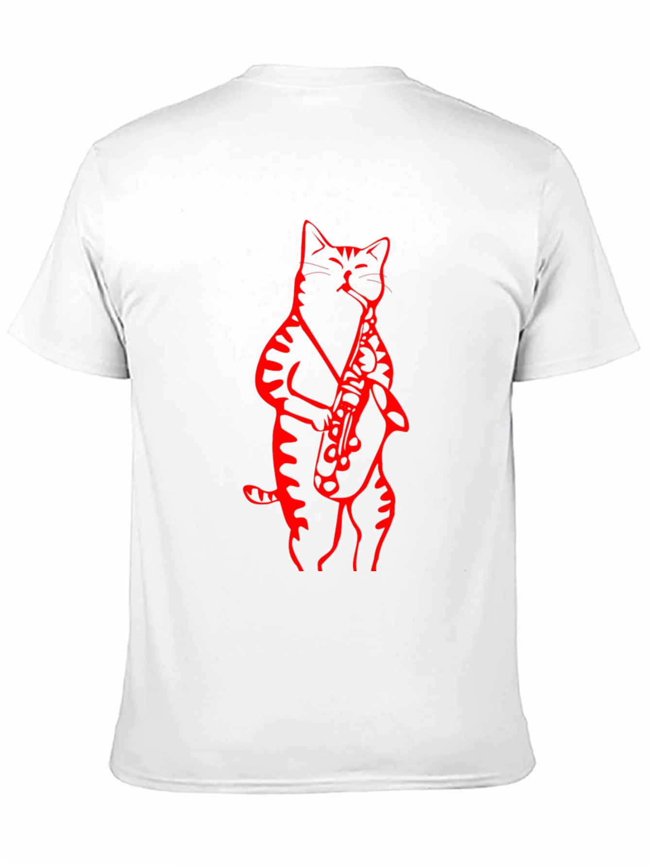 Cool Cat Saxophone Graphic Tee