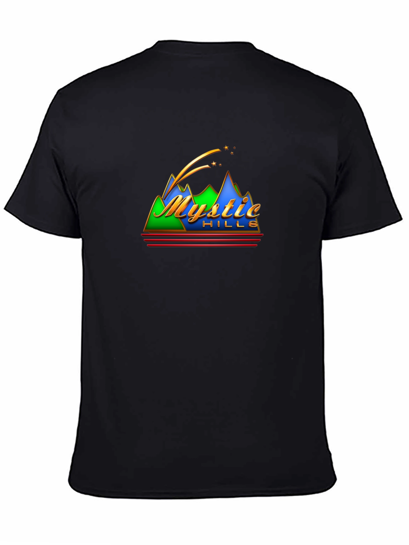 Mystic Hills Graphic Tee - Retro Mountain T-Shirt