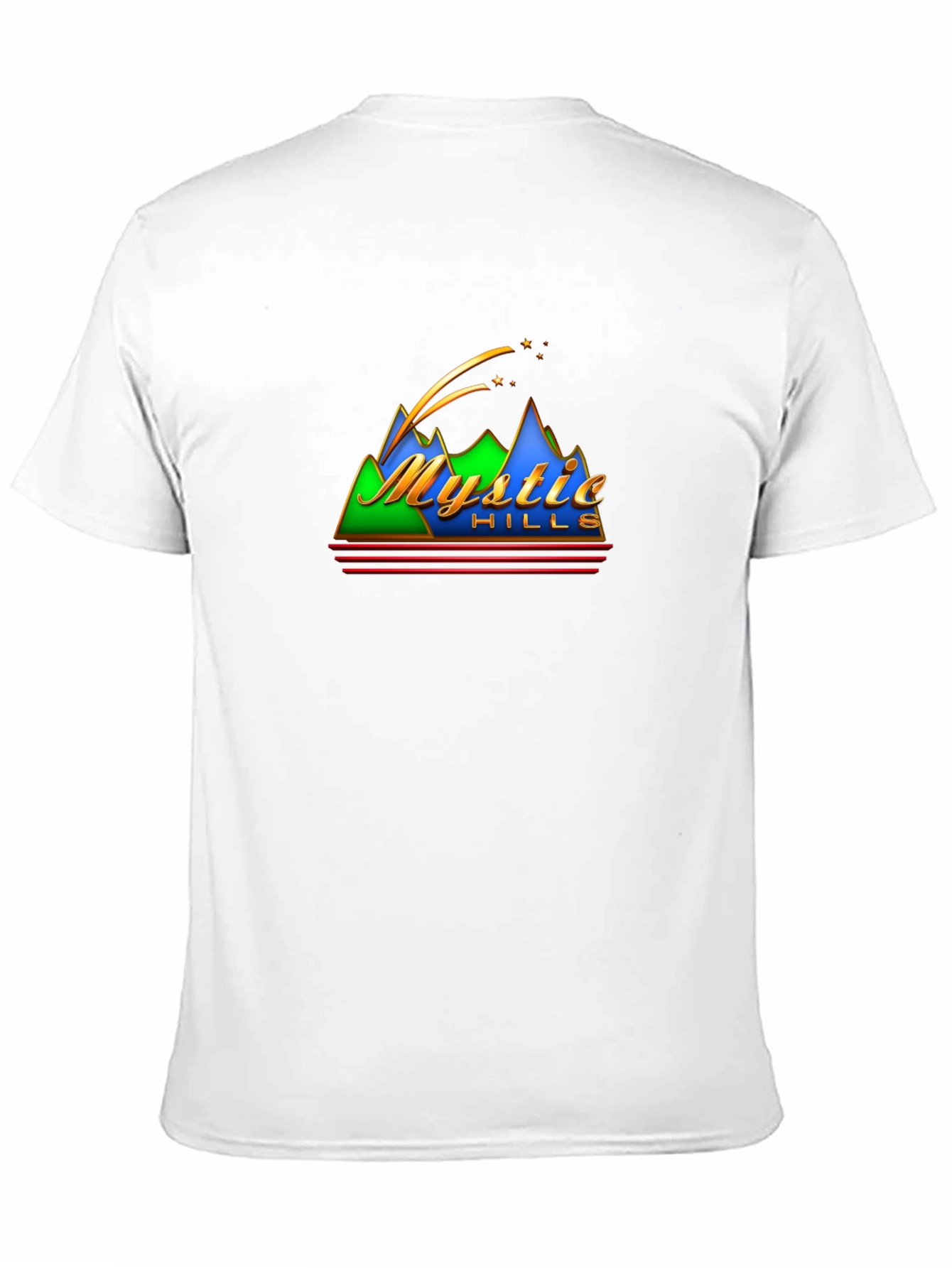 Mystic Hills Graphic Tee - Retro Mountain T-Shirt