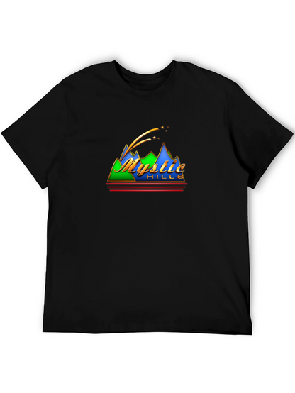 Mystic Hills Graphic Tee - Retro Mountain T-Shirt