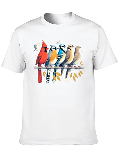 Birds on Branch Graphic Tee - Black