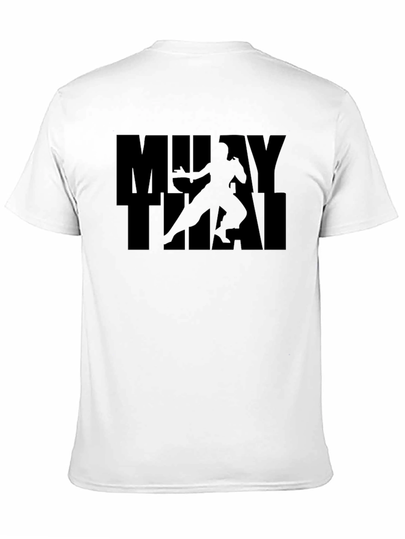 Muay Thai Graphic Tee - Black Martial Arts Shirt